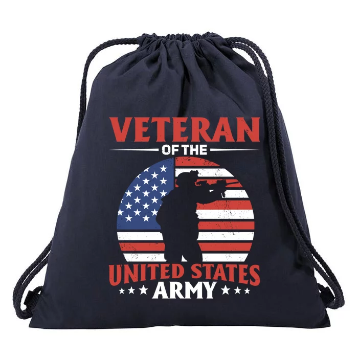 Veteran Of The United States Army Veterans Day Gift Drawstring Bag