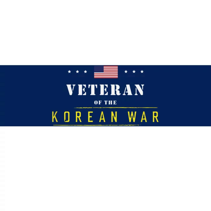 Veteran Of The Korean War Bumper Sticker