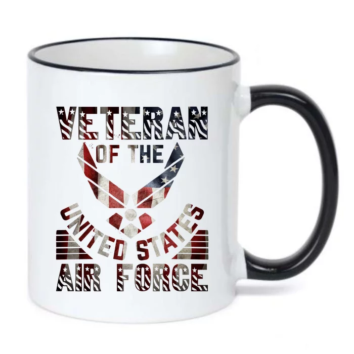 Veteran Of The United States Air Force Black Color Changing Mug