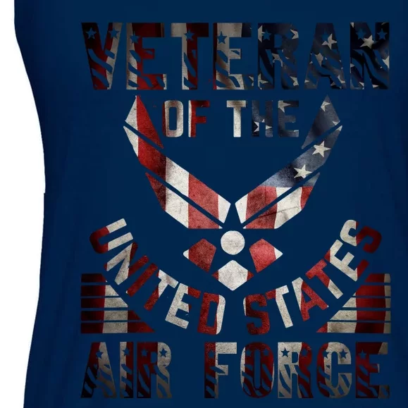 Veteran Of The United States Air Force Ladies Essential Flowy Tank