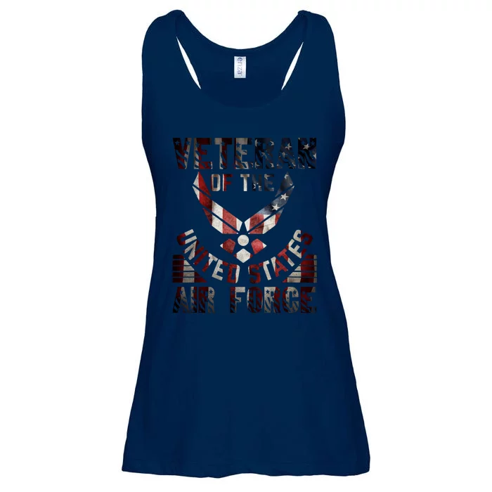 Veteran Of The United States Air Force Ladies Essential Flowy Tank