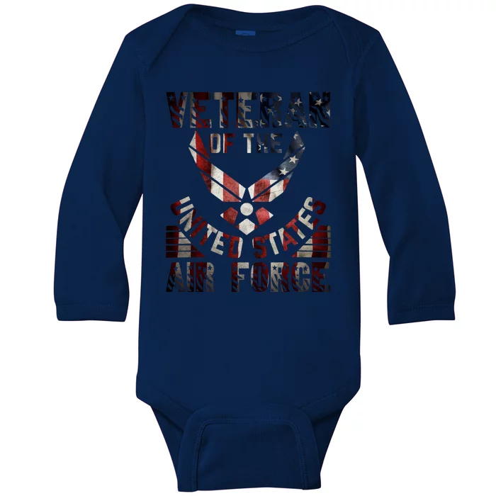 Veteran Of The United States Air Force Baby Long Sleeve Bodysuit