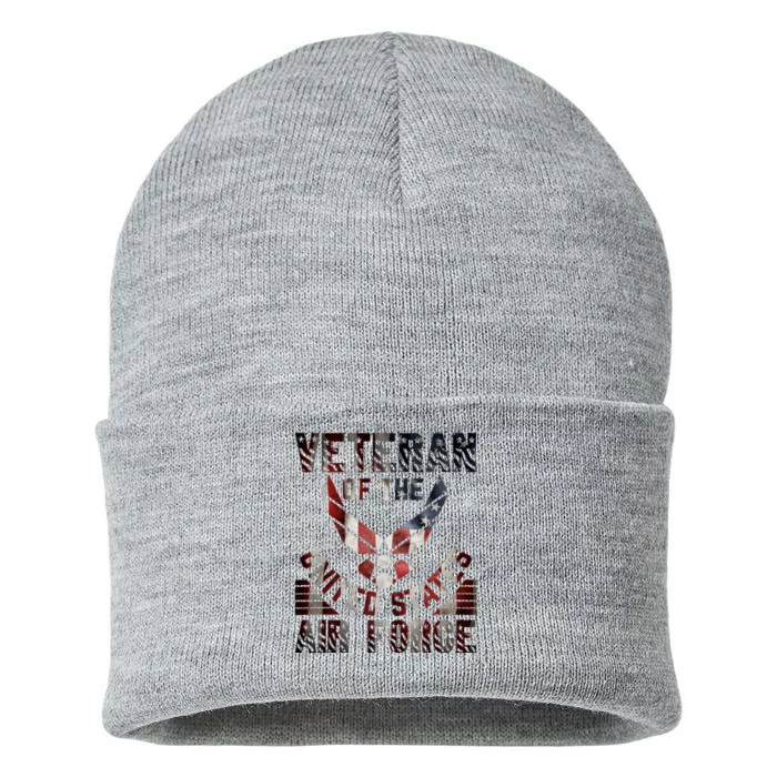 Veteran Of The United States Air Force Sustainable Knit Beanie