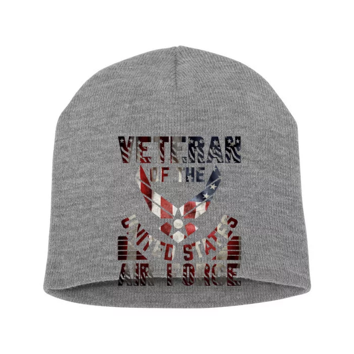 Veteran Of The United States Air Force Short Acrylic Beanie