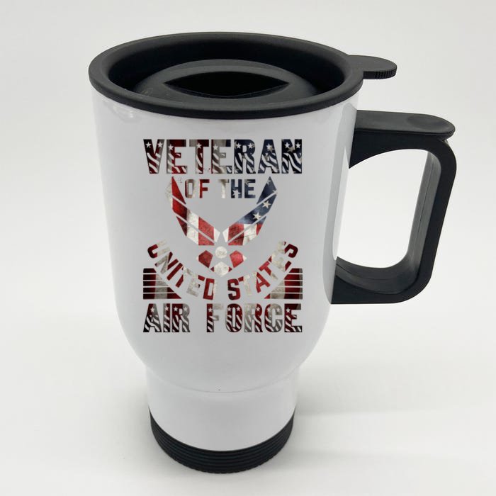 Veteran Of The United States Air Force Front & Back Stainless Steel Travel Mug