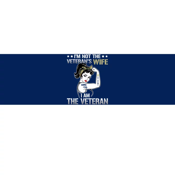 Veteran Of The United States Army Women Bumper Sticker