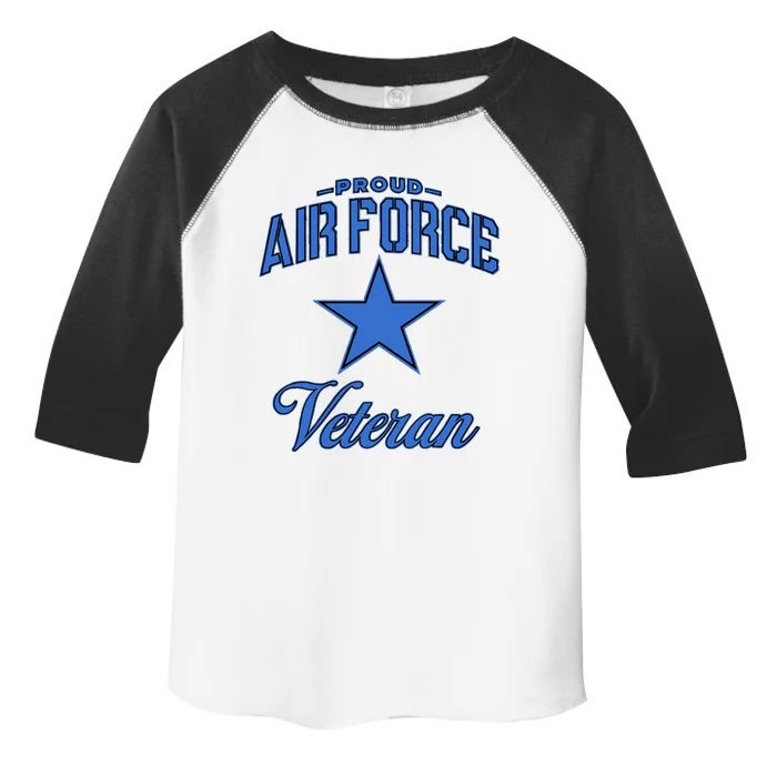 Veteran Of The United States US Air Force Toddler Fine Jersey T-Shirt