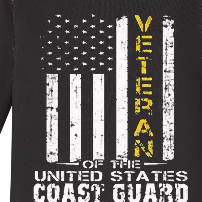 Veteran of the US Coast Guard USCG Baby Long Sleeve Bodysuit