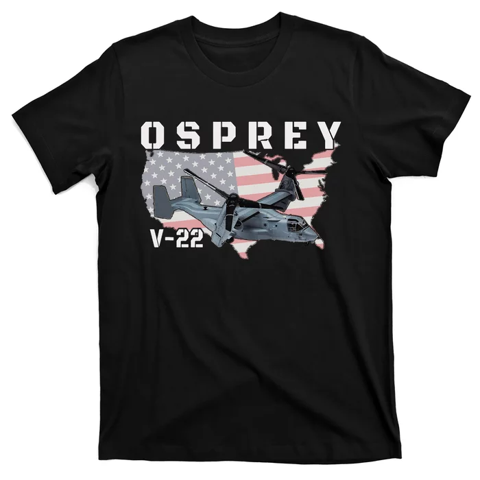 V22 Osprey Tiltrotor Military Aircraft Helicopter Mv22 T-Shirt