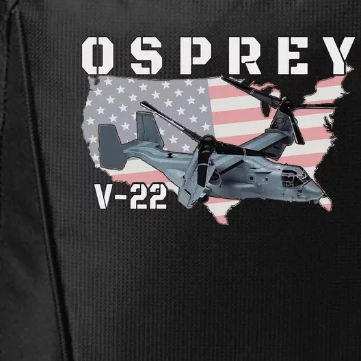 V22 Osprey Tiltrotor Military Aircraft Helicopter Mv22 City Backpack