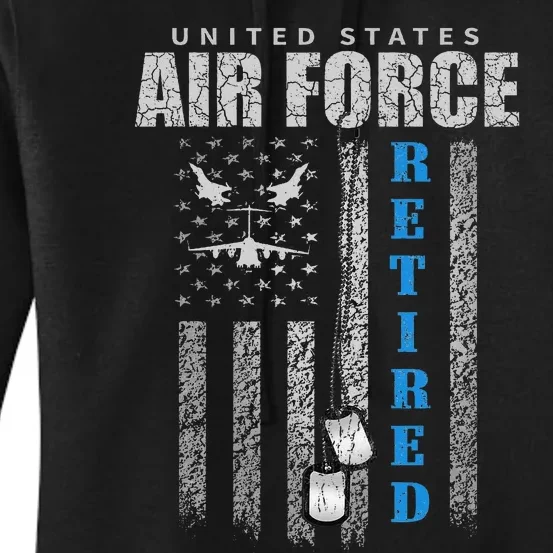 Veteran Of The United States Retired Women's Pullover Hoodie