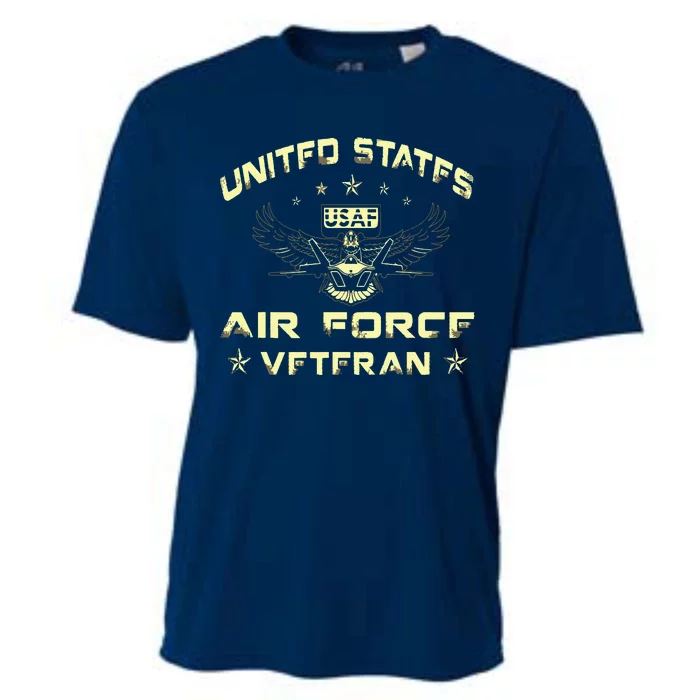 Veteran Of The United States US Air Force USAF Cooling Performance Crew T-Shirt