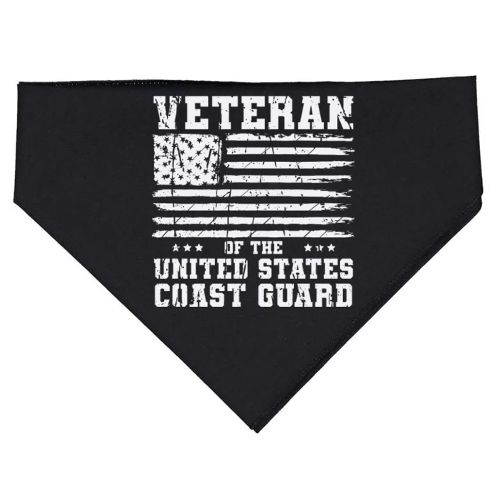 Veteran Of The United States Coast Guard USA-Made Doggie Bandana