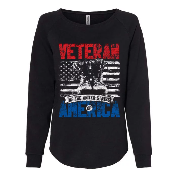 Veteran Of The United States Of America Veterans Day Gift Womens California Wash Sweatshirt