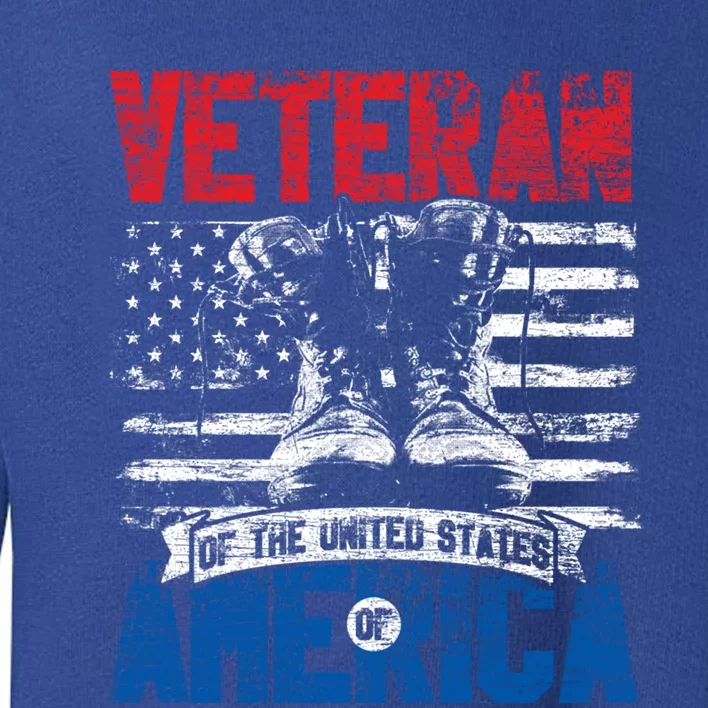 Veteran Of The United States Of America Veterans Day Gift Toddler Sweatshirt