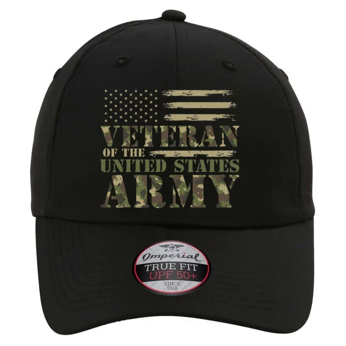 Veteran Of The United States Army Camouflage US Flag Veteran The Original Performance Cap