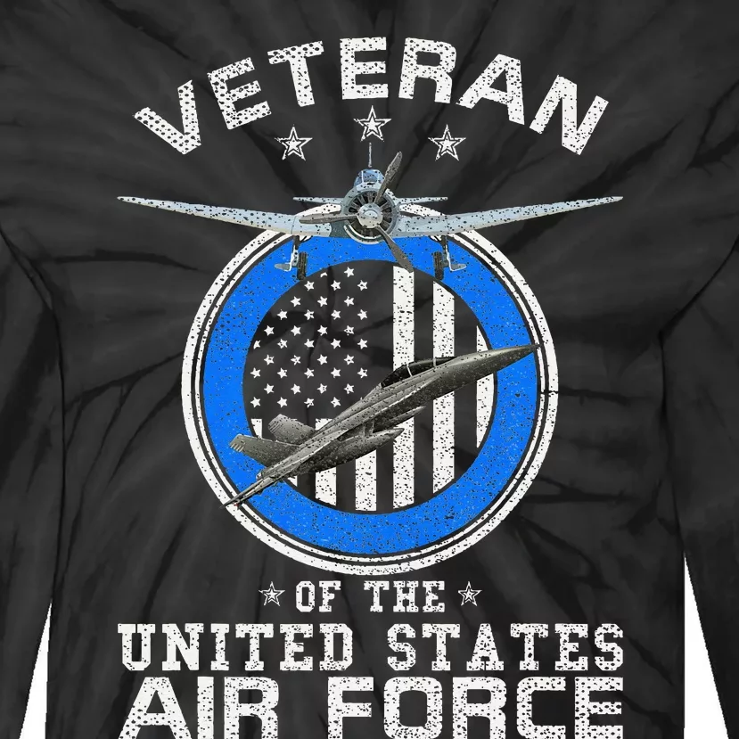 Veteran Of The United States U.S Military Tie-Dye Long Sleeve Shirt