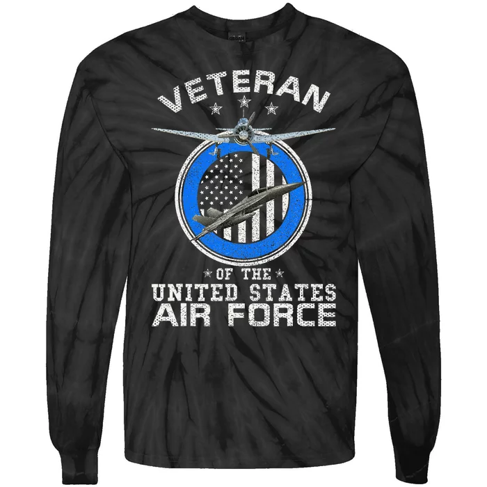 Veteran Of The United States U.S Military Tie-Dye Long Sleeve Shirt