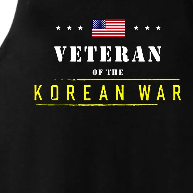 Veteran Of The Korean War Ladies Tri-Blend Wicking Tank