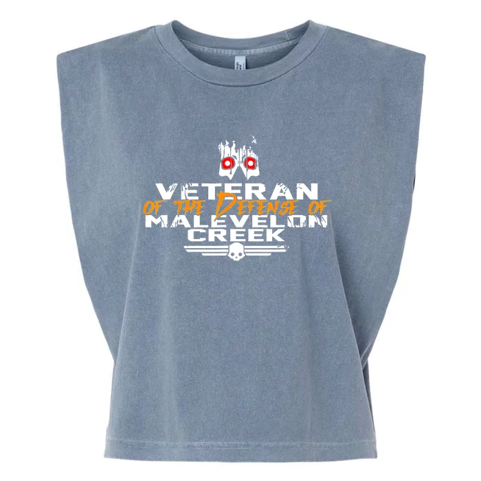 Veteran Of The Defense Of Malevelon Creek Garment-Dyed Women's Muscle Tee