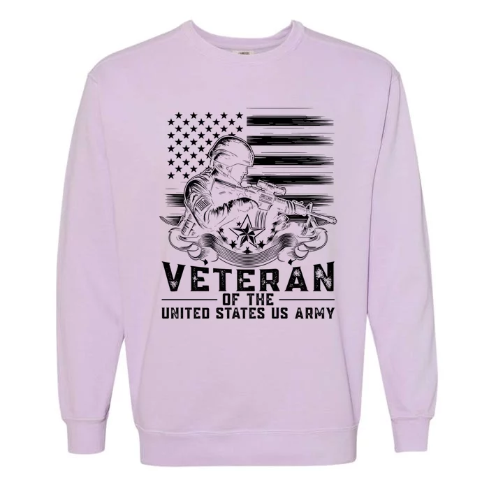 Veteran Of The United States Usa Army Patriotic Garment-Dyed Sweatshirt