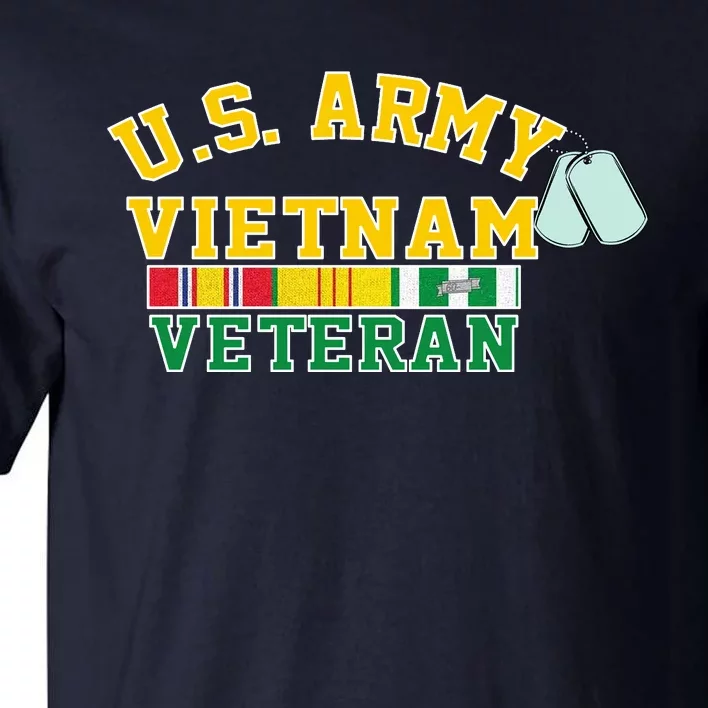 Veteran Of The United States Army Camouflage Us Flag Gift Tall T-Shirt