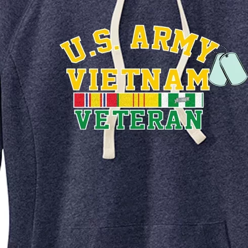 Veteran Of The United States Army Camouflage Us Flag Gift Women's Fleece Hoodie