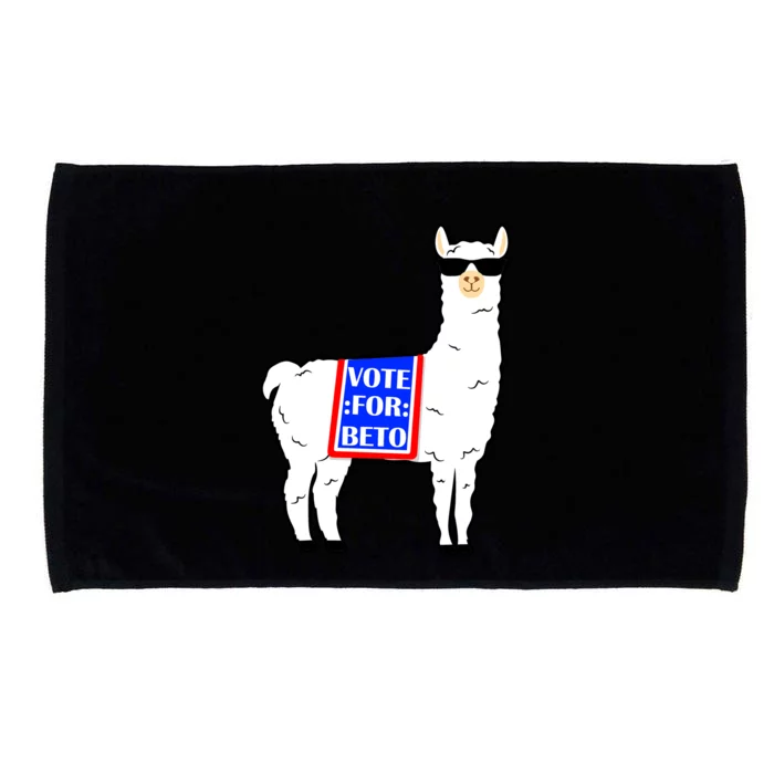 Vote For Beto Llama Microfiber Hand Towel