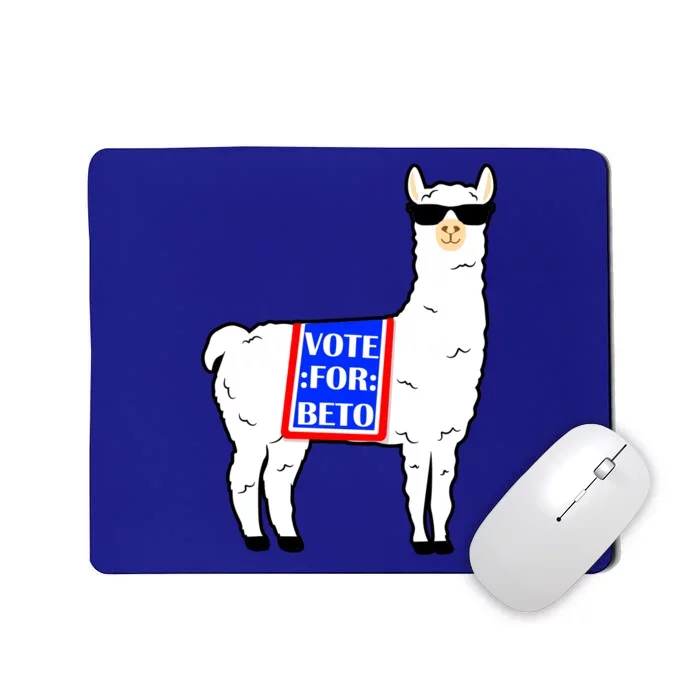 Vote For Beto Llama Mousepad