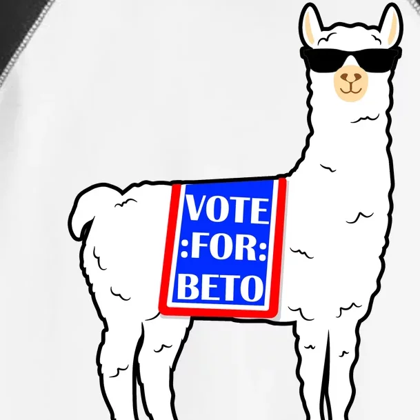 Vote For Beto Llama Toddler Fine Jersey T-Shirt