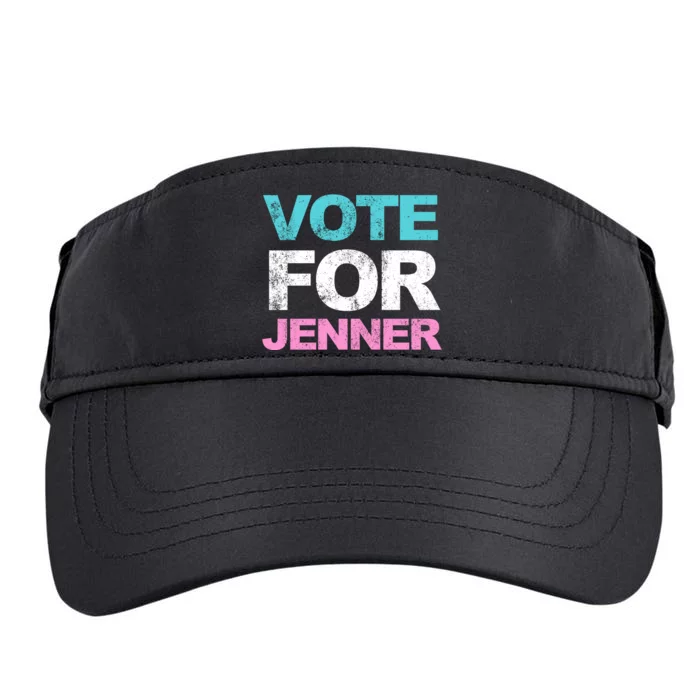 Vote For Jenner California Governor Adult Drive Performance Visor