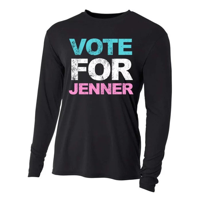 Vote For Jenner California Governor Cooling Performance Long Sleeve Crew