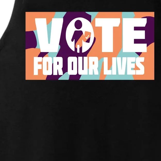 Vote For Our Lives Ladies Tri-Blend Wicking Tank