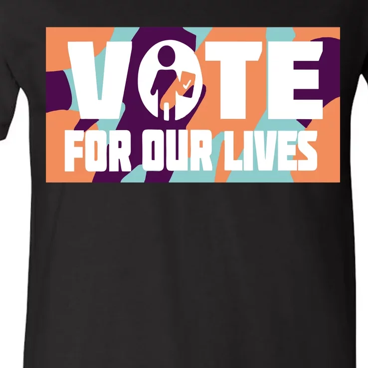 Vote For Our Lives V-Neck T-Shirt