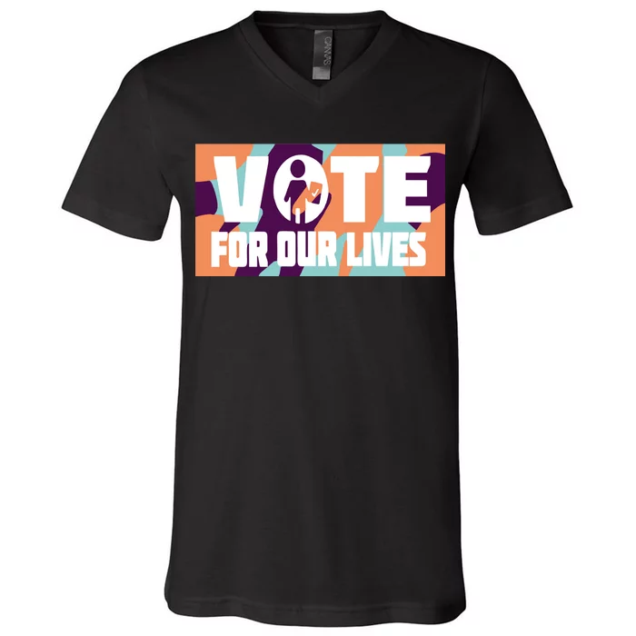 Vote For Our Lives V-Neck T-Shirt