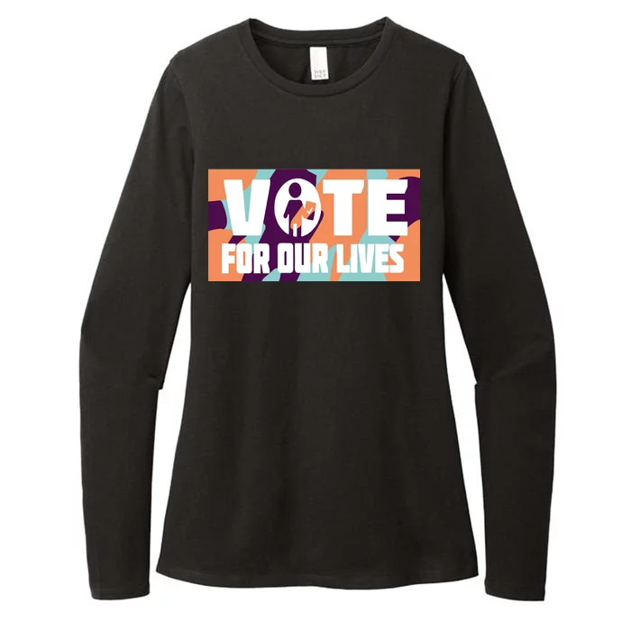 Vote For Our Lives Womens CVC Long Sleeve Shirt