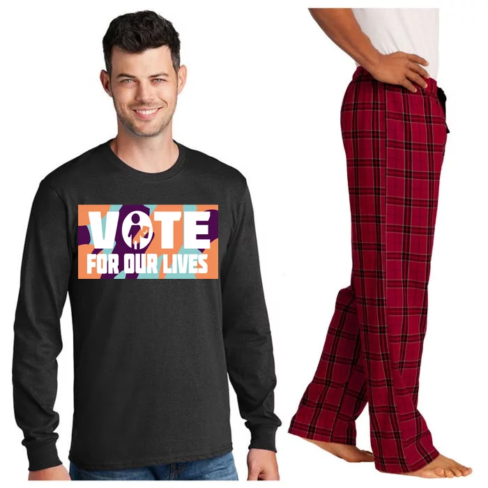 Vote For Our Lives Long Sleeve Pajama Set