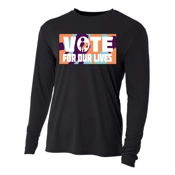 Vote For Our Lives Cooling Performance Long Sleeve Crew