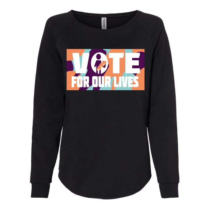 Vote For Our Lives Womens California Wash Sweatshirt