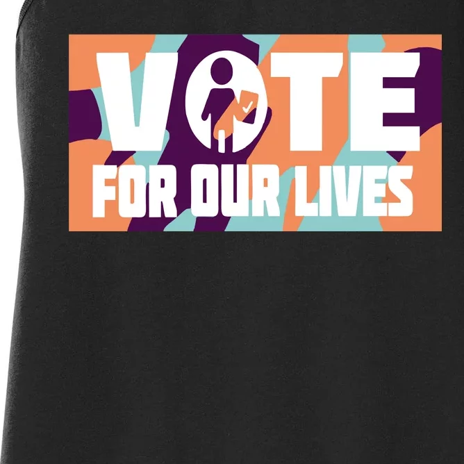 Vote For Our Lives Women's Racerback Tank