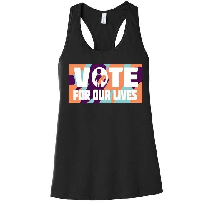 Vote For Our Lives Women's Racerback Tank