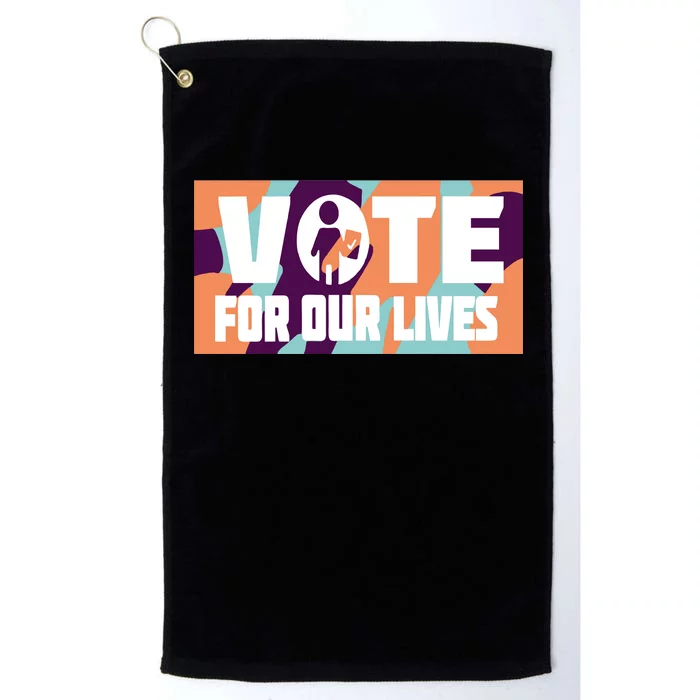 Vote For Our Lives Platinum Collection Golf Towel