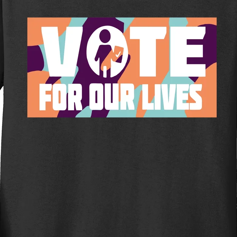 Vote For Our Lives Kids Long Sleeve Shirt