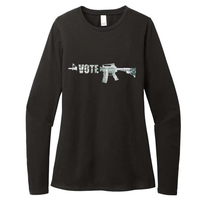 Vote Guns Womens CVC Long Sleeve Shirt