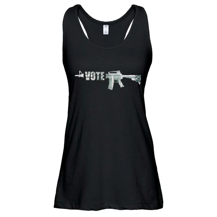 Vote Guns Ladies Essential Flowy Tank