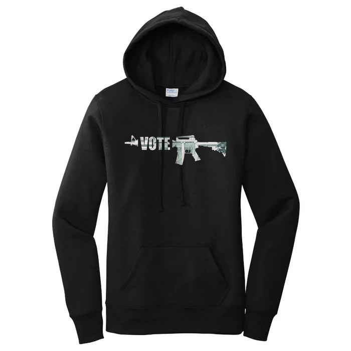 Vote Guns Women's Pullover Hoodie