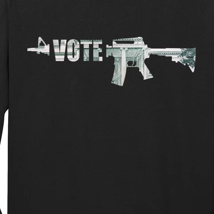 Vote Guns Tall Long Sleeve T-Shirt