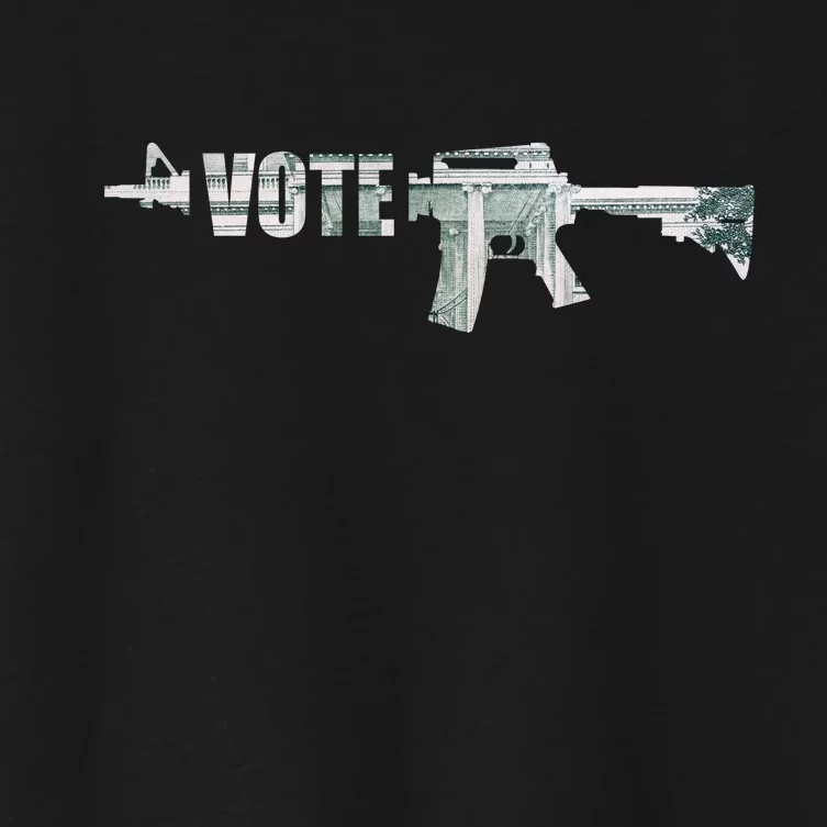 Vote Guns Women's Crop Top Tee