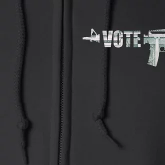 Vote Guns Full Zip Hoodie