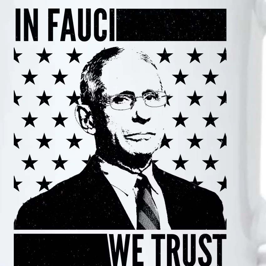 Vote In Fauci We Trust Black Color Changing Mug